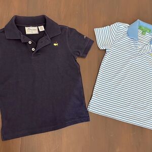 Masters Navy and Light Blue Kids Polo Set